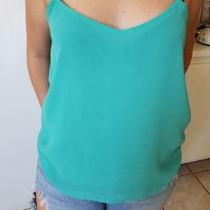 Turquoise tank top